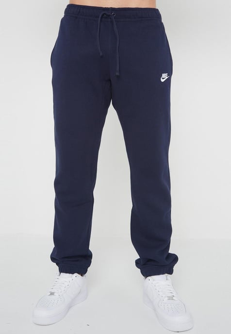 Nike Heren Sportswear Club Fleece Hooded Tracksuit in Navy - Image 4