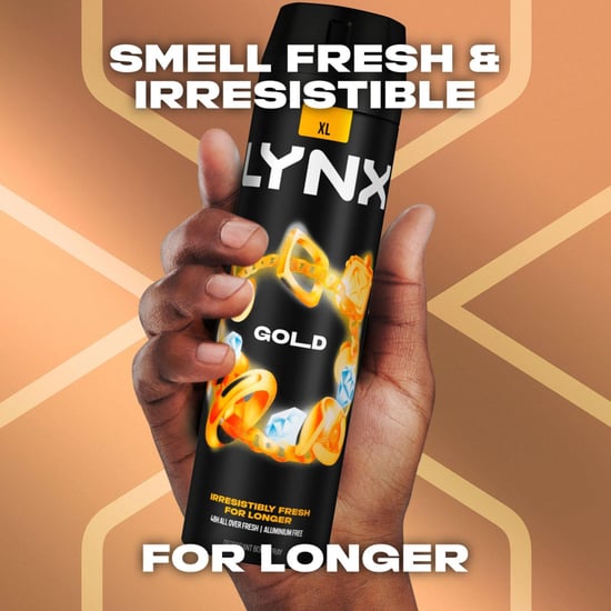 Lynx XL 48-H High Definition Fragrance Gold Body Spray Deodorant 3 Pack, 200ml - Image 4