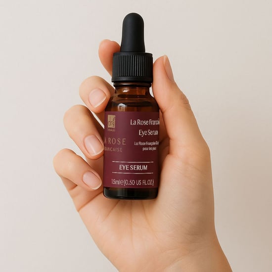 Dr. Botanicals La Rose Francaise Anti-Ageing Eye Serum 15ml for Fine Lines, Wrinkles, Puffiness - Image 5