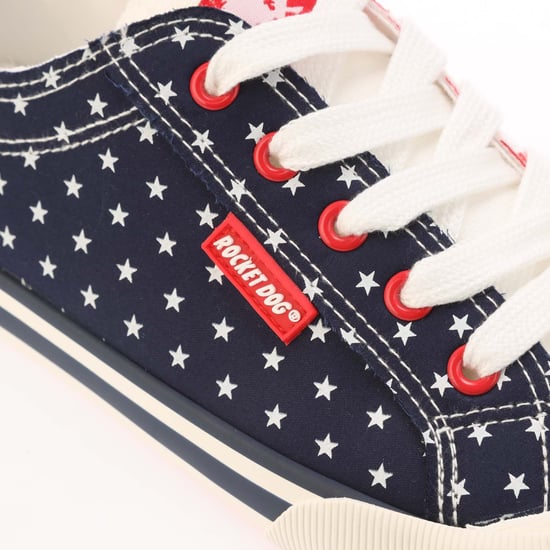 Women's Rocket Dog Jazzin Spangle Banner Pumps in Red navy - Image 5