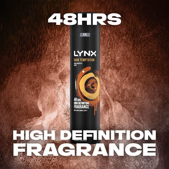 Lynx XXL Dark Temptation 48-Hour High Definition Body Spray Deodorant, 3x250ml - Image 2