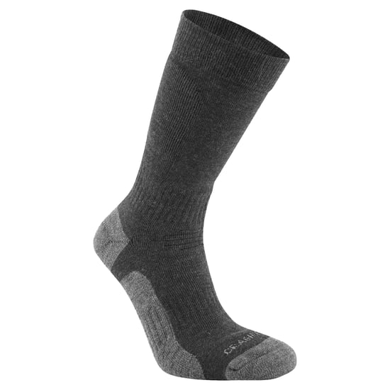 Craghoppers Trek Merino Wollen Sokken voor volwassenen (Zwarte peper) - Image 2