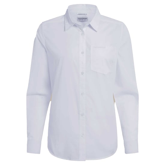 Craghoppers Womens/Ladies Kiwi III Long-Sleeved Shirt (White) - Image 2