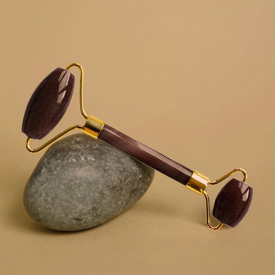 Dr. Botanicals Tiger Eye Harmony & Balancing Facial Roller (Gold Metal Handle) for Puffiness, Dark Circles, Fine Lines, Wrinkles - Image 5