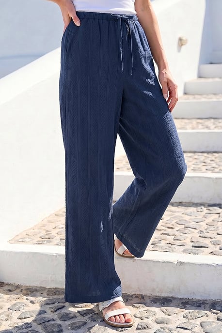 Petite Textured Pocket Trouser - Image 2