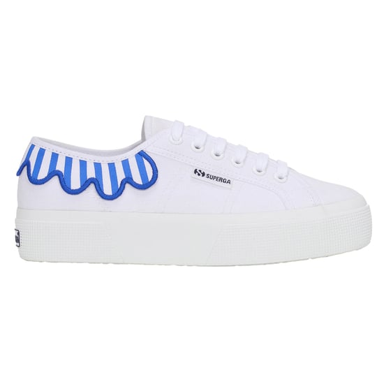 Superga Unisex Adult 3740 Leggera Umbrella Platform Trainers (Dazzling Blue/White) - Image 1