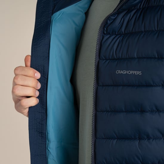 Craghoppers Mens Compresslite IX Hooded Padded Jacket (Blue Navy) - Image 5