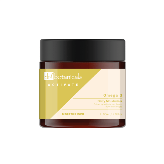 Dr. Botanicals Activate Omega 3 Berry Anti-Ageing Moisturiser 60ml for Fine Lines, Wrinkles, Dryness - Image 4