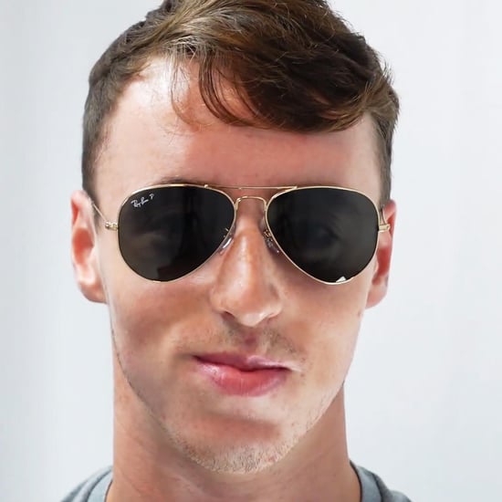 Ray-Ban Aviator Unisex Gold Brown Gradient Sunglasses RB3025 - Image 5
