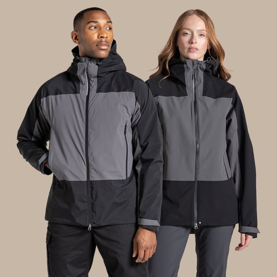 Craghoppers Mens Expert Active Jacket (Carbon Grey/Black) - Image 1