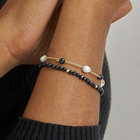 Luxenter athat armband i metallegering och hydrotermisk kvarts onyx 18K guldpläterad finish - Image 3
