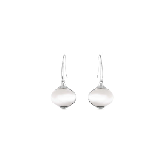 Luxenter Jelani Cat's Eye örhängen med rhodiumfinish - Image 1