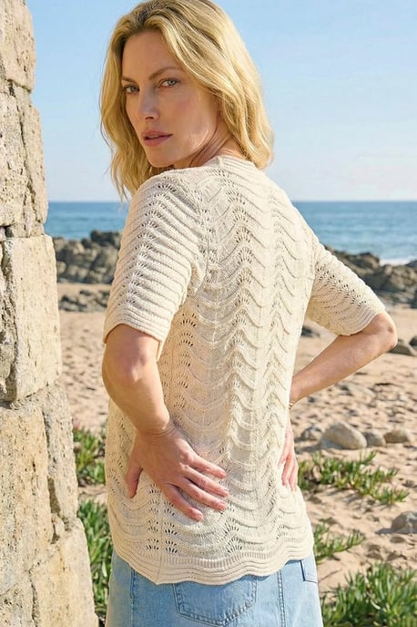 Wave Soft Knit Shrug - Image 3