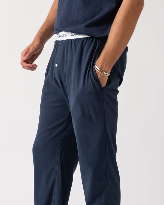 Pyjama Pants - 410 Marine Pyjama Pants in Dark Blue - Image 4