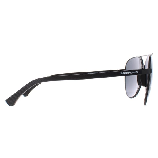Emporio Armani Sunglasses 2059 320387 Matt Black Grey - Image 4