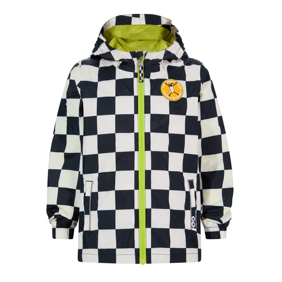 Cohampshire Kids Shaun the Sheep Waterproof Jacket - Black White Checkerboard - Image 5