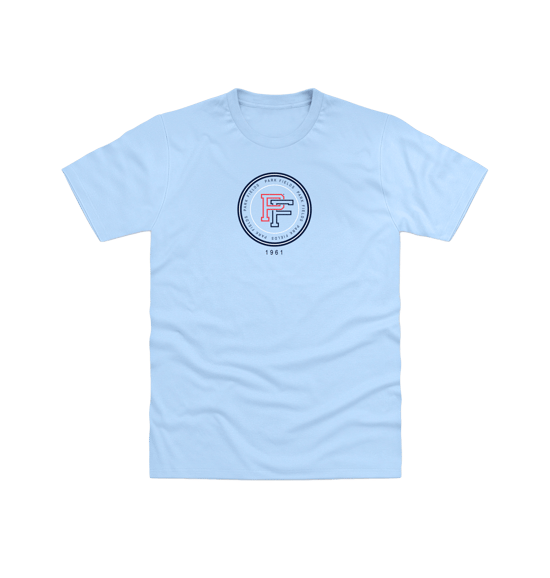 Circle Sky Blue T-Shirt - Image 1
