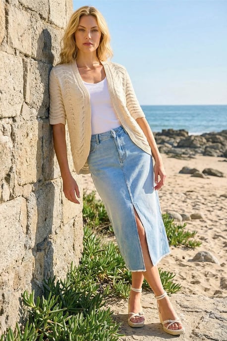 Wave Soft Knit Shrug - Image 2