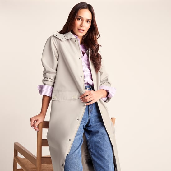 Remi Womens Classic Waterproof Car Coat - Cool Beige - Image 4