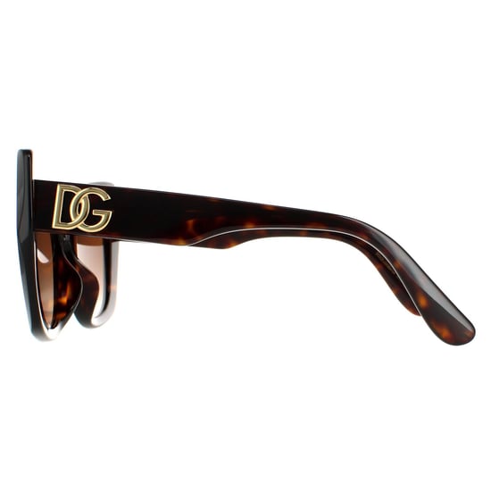 Dolce & Gabbana Butterfly Womens Dark Havana Brown Gradient DG4405F - Image 3