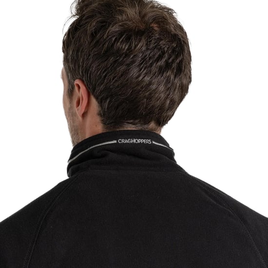 Craghoppers Mens Corey VI Half Zip Fleece Top (Black) - Image 4
