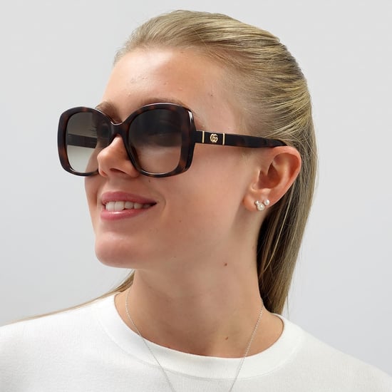 Gucci Butterfly Womens Havana Brown Gradient Sunglasses - Image 6