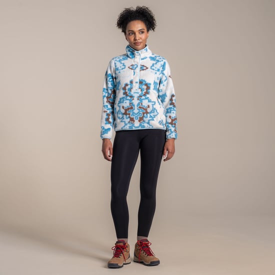 Craghoppers Womens/Ladies National Trust Rosemary II Abstract Overhead Fleece Top (Horizon) - Image 1