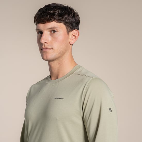 Craghoppers Heren Abel Nosilife T-shirt met lange mouwen (Bayleaf) - Image 5