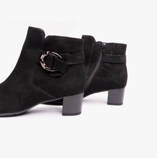 Gabor HEMP Womens Ankle Boots Black - Image 3
