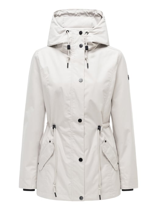 Marikoo women’s transitional jacket Bonbonparty with hood - Image 1