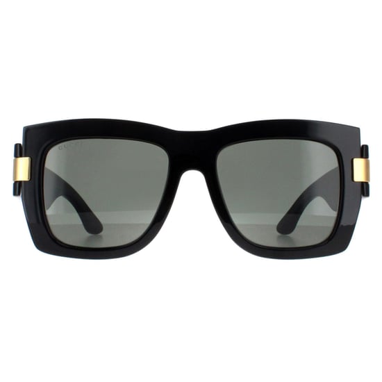 Gucci Square Womens Black with Gold Grey GG1688S - Image 1