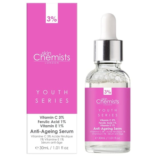 skinChemists Geavanceerd anti-aging serum met 3% vitamine C, 1% ferulinezuur en 1% vitamine E, 30 ml - Image 1