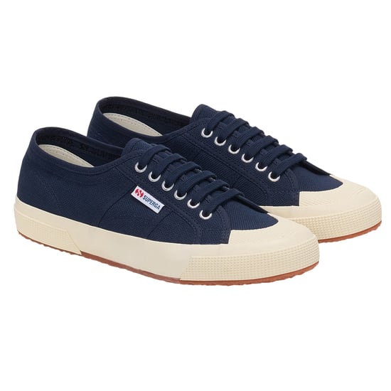 Superga Unisex Adult 2390 Military Trainers (Navy/Off White) - Image 1