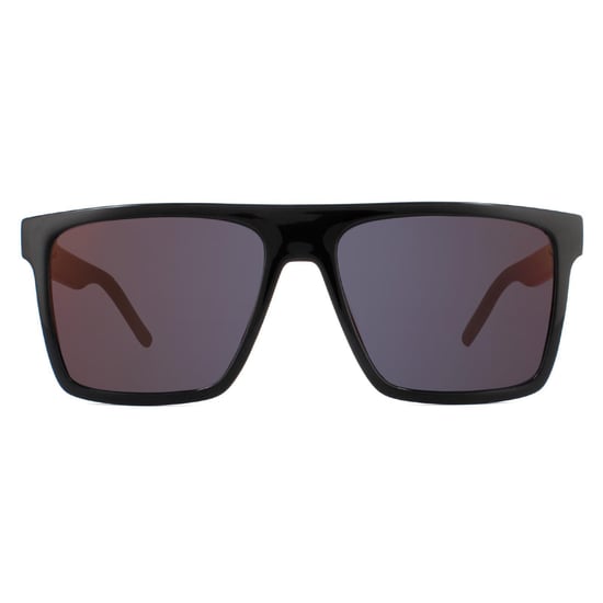 Hugo by Hugo Boss Square Mens Black Red Sunglasses - Image 1
