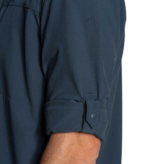 Craghoppers Mens Nosilife Long-Sleeved Shirt (Blue Stone) - Image 5
