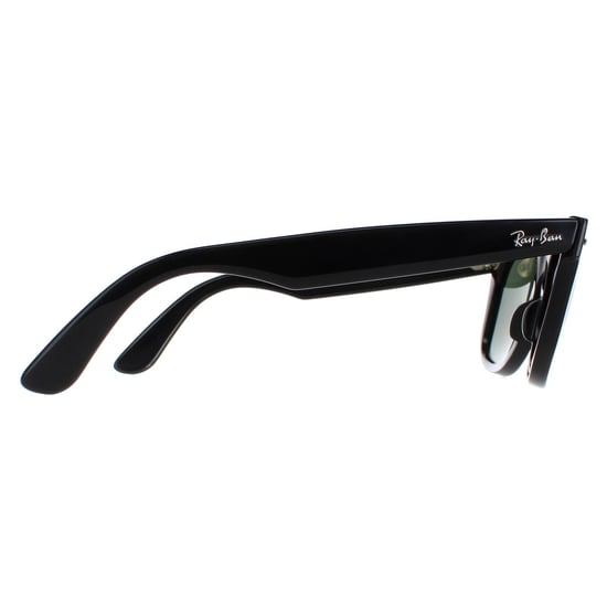 Ray-Ban Sunglasses Wayfarer 2140 901 Black Green G-15 Medium 50mm - Image 4