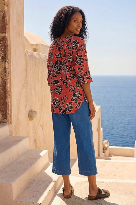 Floral Print Tunic Top - Image 3