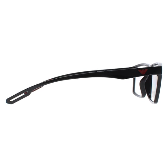 Emporio Armani Rectangle Mens Shiny Black EA4189U - Image 4