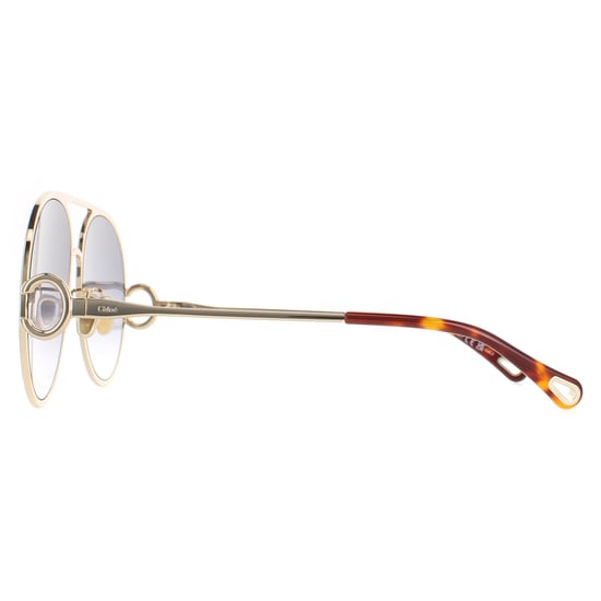 Chloe Aviator Dam Guld Svart Grå Gradient CH0145S - Image 3