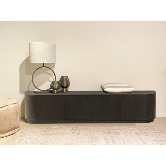 Livingfurn tv-meubel novero espresso 40x220x45cm - Image 5