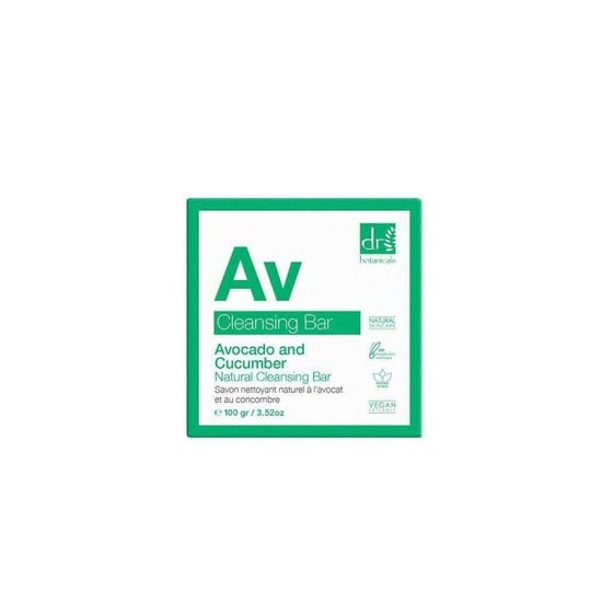Dr. Botanicals Avocado & Cucumber Anti-Ageing Natural Cleansing Bar 100g for Fine Lines, Wrinkles, Dullness - Image 5