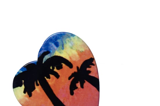 Saint Laurent, SS16 Surfbrosch med palmtryck - Image 3
