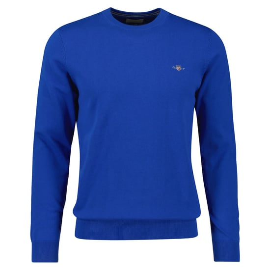 Gant Classic Cotton C-Neck Knitted Jumper - Image 1