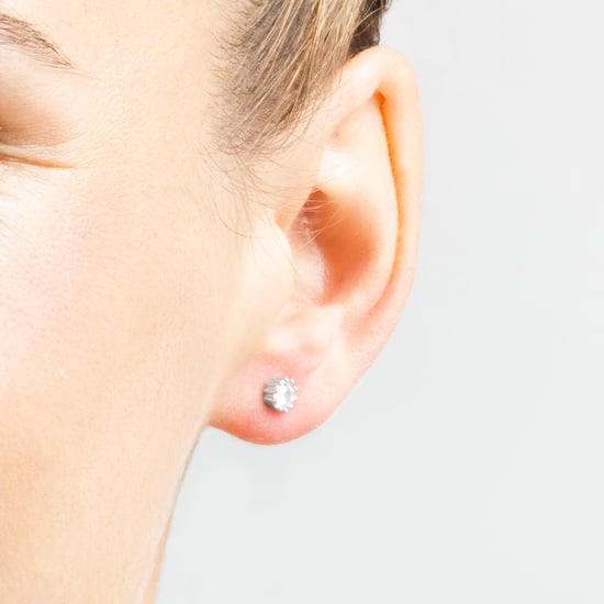 Luxenter oorbellen, 925 sterling zilver met schelp en glanzende zirkonia, gerhodineerd afgewerkt - Image 4
