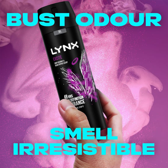 6 Pack Lynx XL Body Spray Deodorant, 200ml [Buy Six - Excite] - Image 3