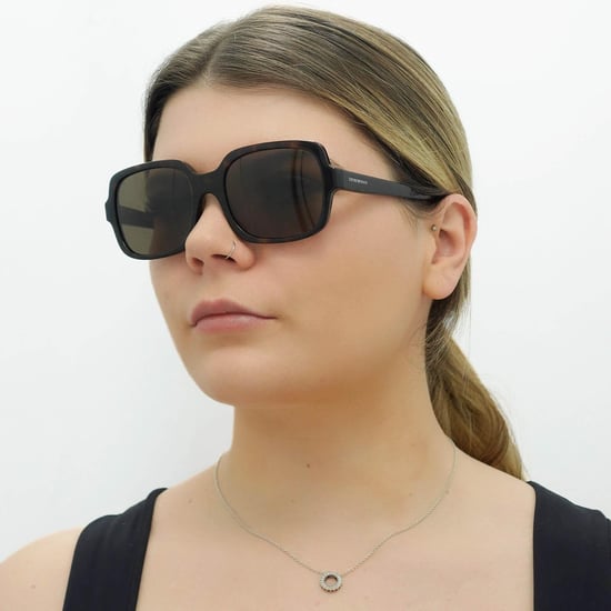 Emporio Armani Square Womens Shiny Havana Dark Brown EA4195 - Image 5