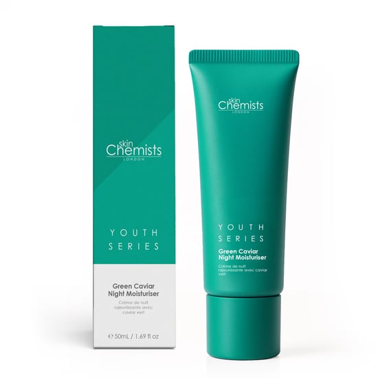 skinChemists Green Caviar Anti-Ageing Night Moisturiser 50ml for Fine Lines, Wrinkles, Dryness - Image 1