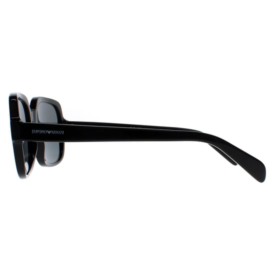 Emporio Armani Square Womens Shiny Black Dark Grey EA4195 - Image 3