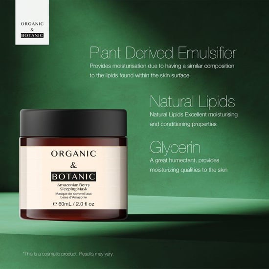 Organic & Botanic Amazonian Berry Sleeping Mask 60ml - Image 5