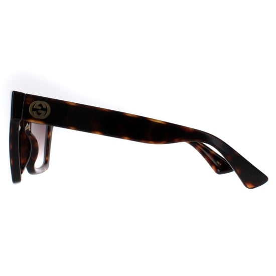 Gucci Square Womens Havana Brown Gradient Sunglasses GG1714S - Image 3